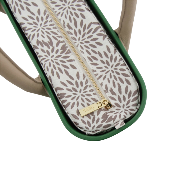 Fenn Collection 1535 Green round handle printed inner top