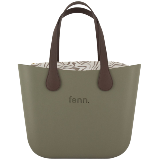 Fenn Collection 1545 Olive choc flat handle pattern inner front