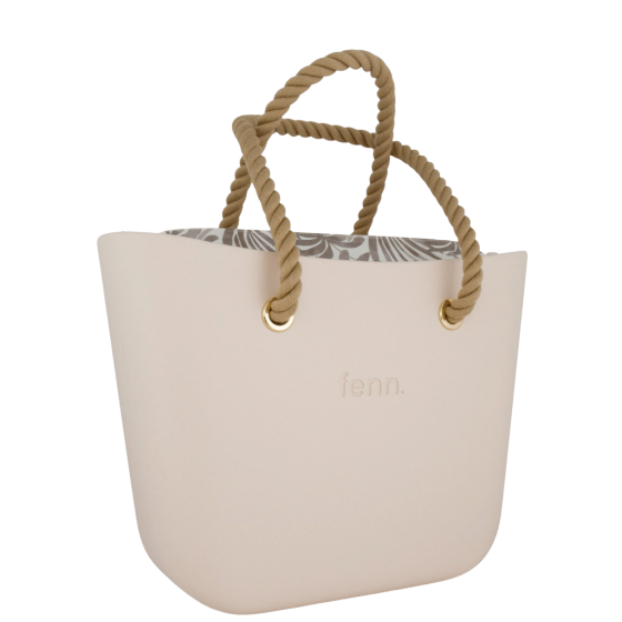 Fenn Original 1474 Nude rope handles printed inner front3qrtr primary