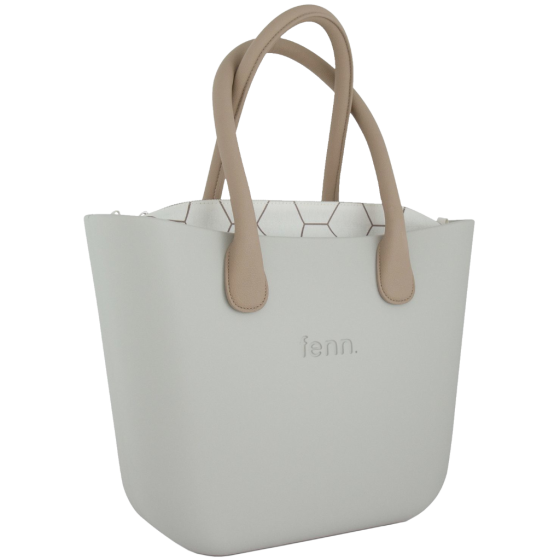Fenn Original 1544 Light Grey round handle hex pattern inner front3qrtr