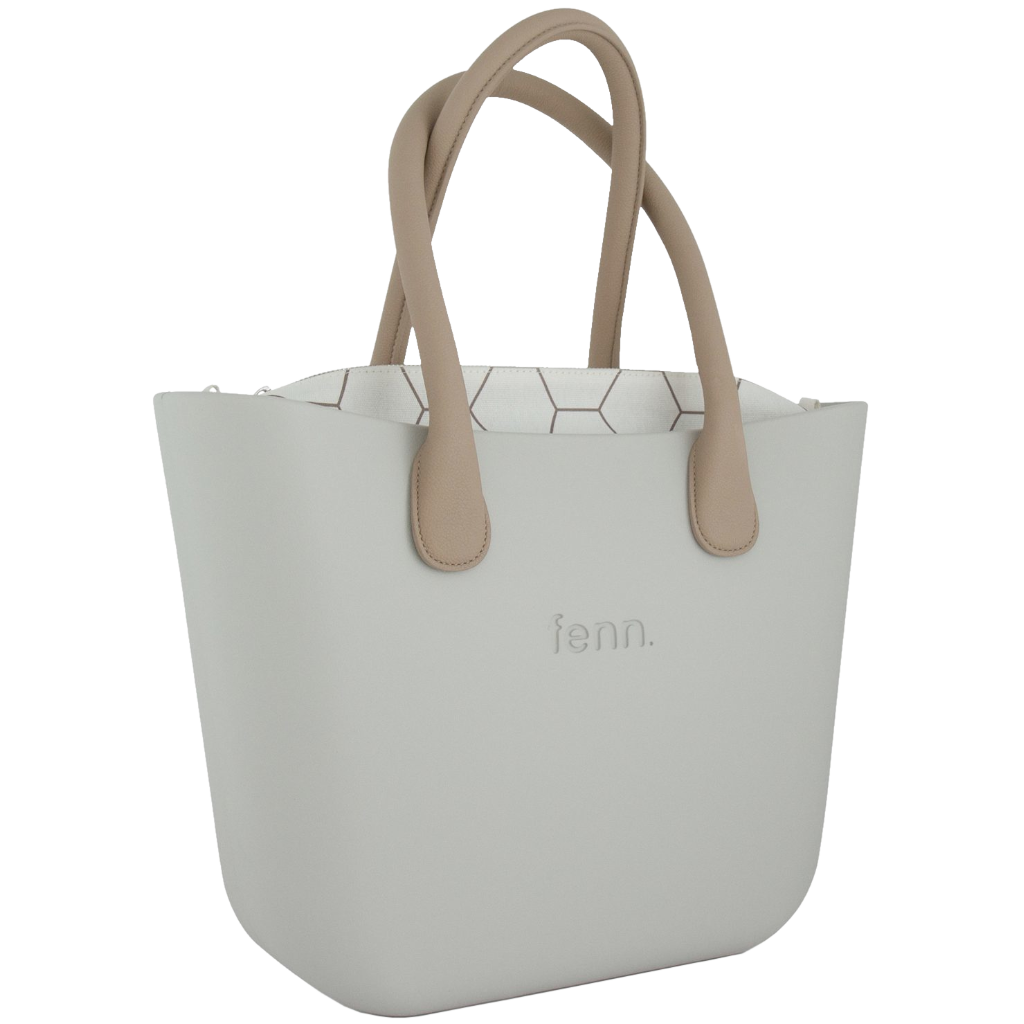 Fenn Original 1544 Light Grey round handle hex pattern inner front3qrtr