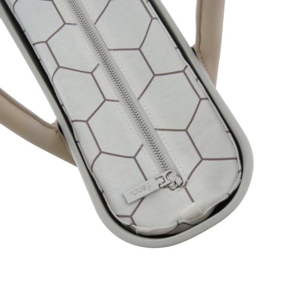Fenn Original 1544 Light Grey round handle hex pattern inner top