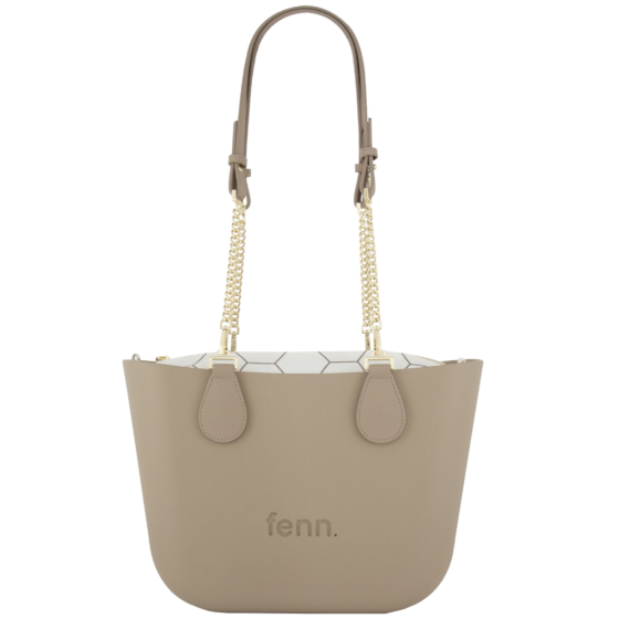 Fenn Petite 9457 Stone Gold Chain Hex Inner front full handle
