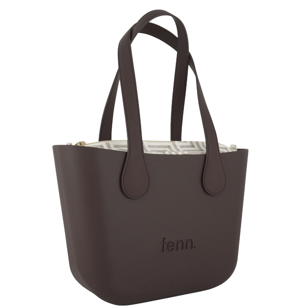 Fenn Petite 9458 Choc Flat Handle Pattern inner front3qrtr
