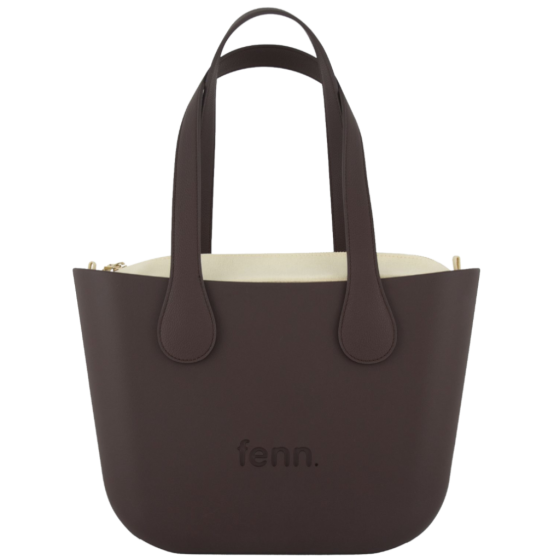 Fenn Petite 9459 Choc Flat Handle Beige Inner front