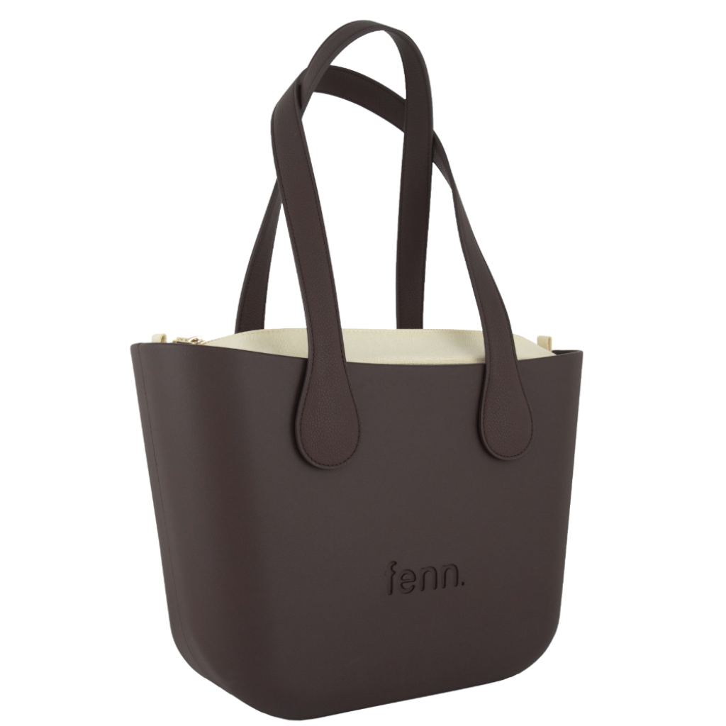 Fenn Petite 9459 Choc Flat Handle Beige Inner front3qrtr