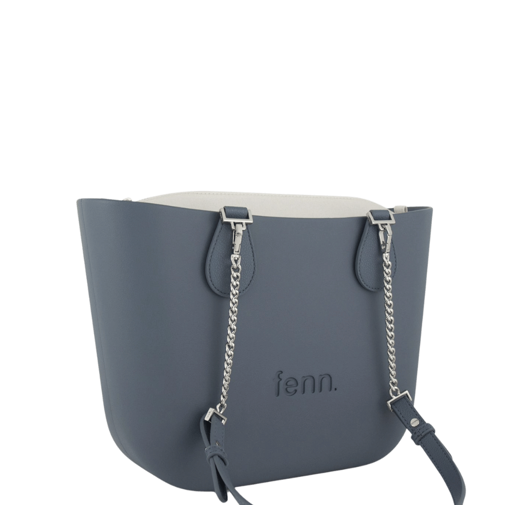 Fenn Petite 9463 Denim silver chain bone inner front3qrtr