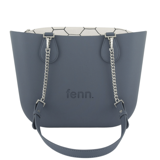 Fenn Petite 9464 Denim chain printed inner front