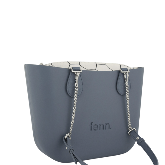 Fenn Petite 9464 Denim chain printed inner front3qrtr