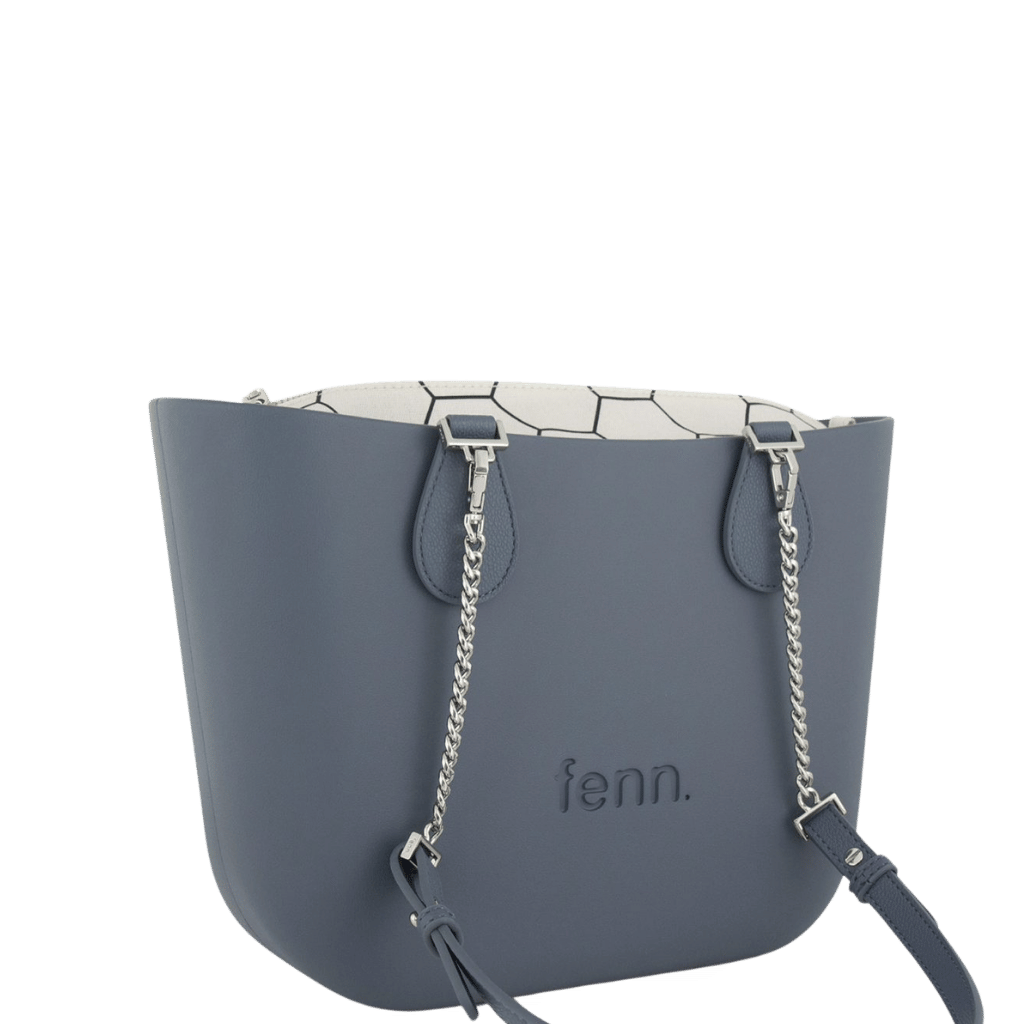 Fenn Petite 9464 Denim chain printed inner front3qrtr