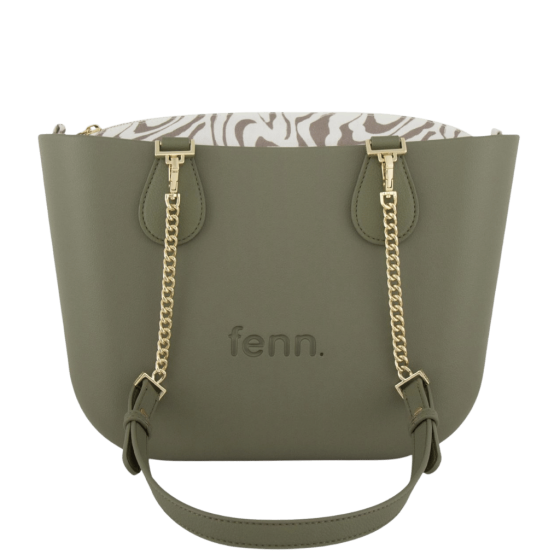 Fenn Petite 9466 Gold chain printed inner front