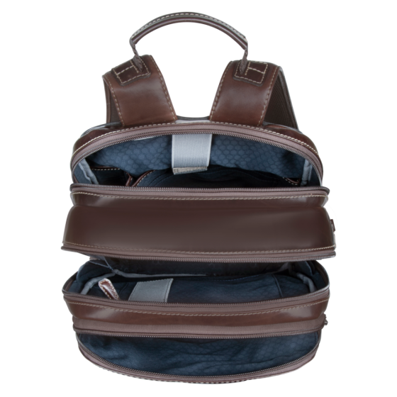 Jekyll & Hide 3672 Oxford Leather Everyday backpack Mocha interior