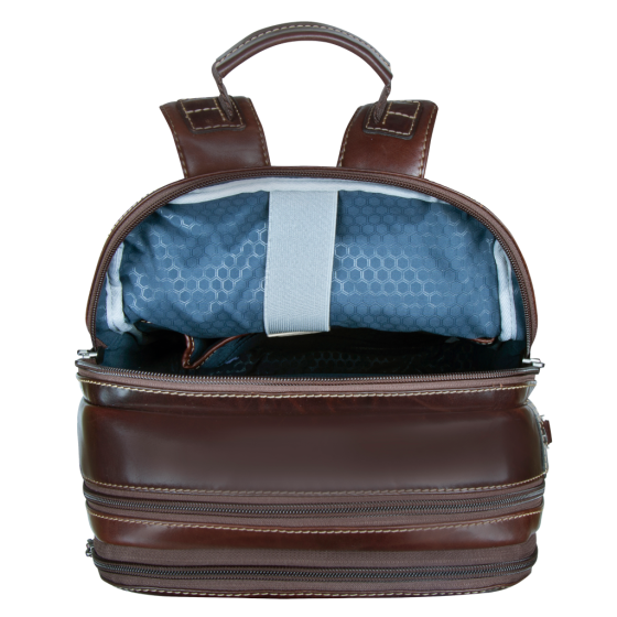 Jekyll & Hide 3672 Oxford Leather Everyday backpack Mocha interior1