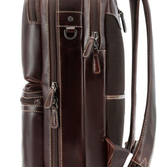 Jekyll & Hide 3672 Oxford Leather Everyday backpack Mocha side