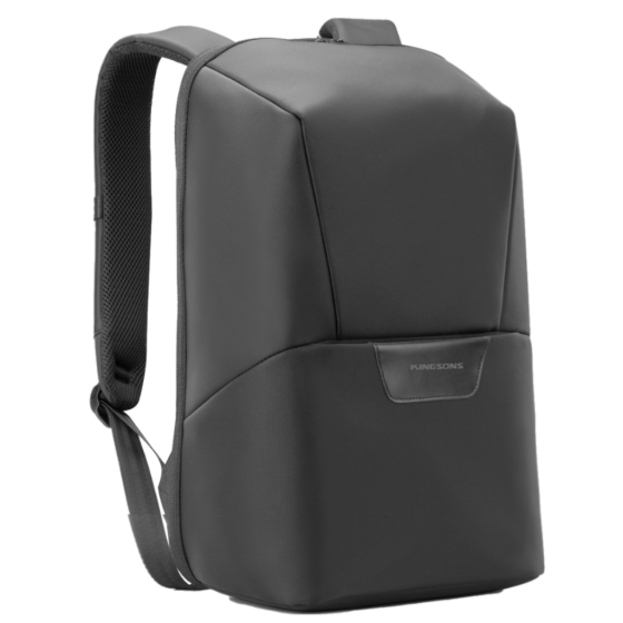 Volkano Vision 9830 15 6 Laptop Backpack black front3qrtr primary