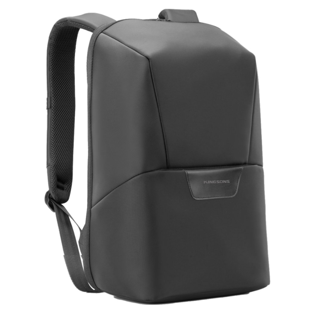 Volkano Vision 9830 15 6 Laptop Backpack black front3qrtr primary