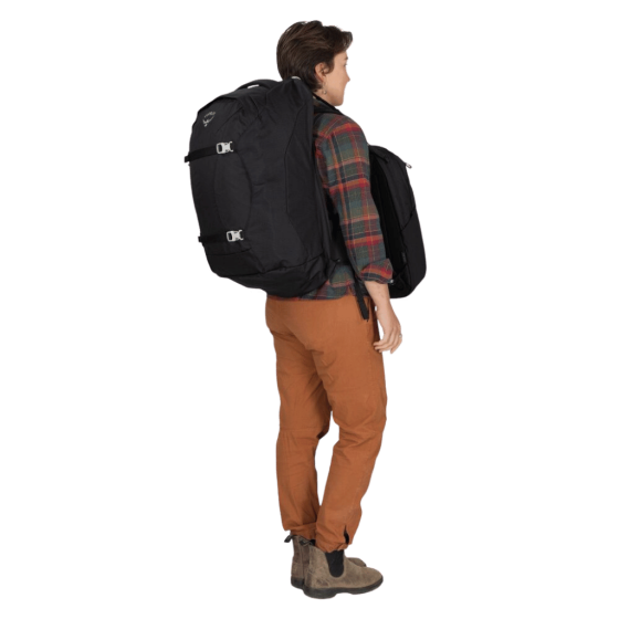 Osprey Fairview Travel Pack collection 55L Black lifestyle3