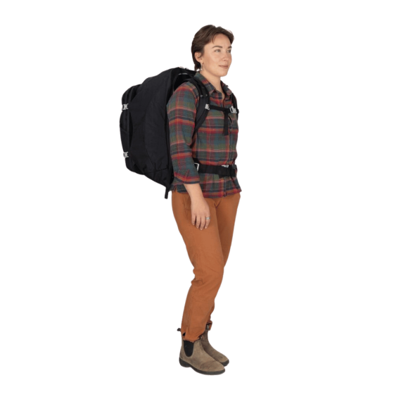 Osprey Fairview Travel Pack collection 55L Black lifestyle4