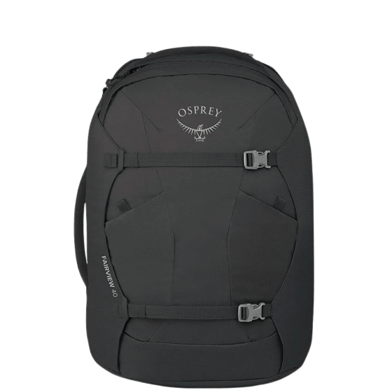 Osprey Fiarview 40L travel pack update black front