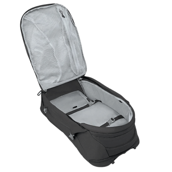 Osprey Fiarview 40L travel pack update black iterior