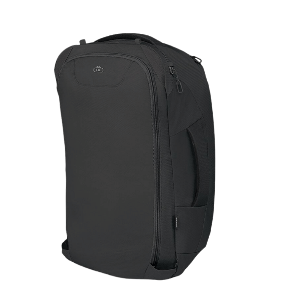 Osprey Fiarview 40L travel pack update black rear3qrtr closed