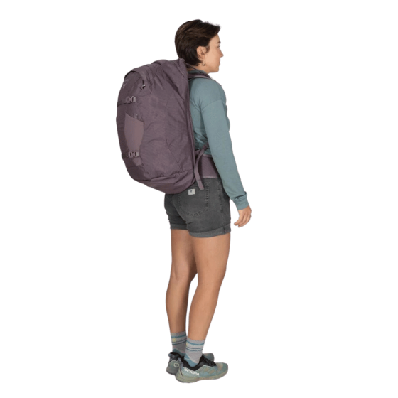 Osprey Fiarview 40L travel pack update lifestyle size 1