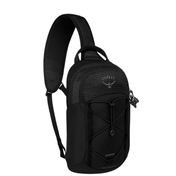 Osprey Quasar Sling Bacg black front3qrtr