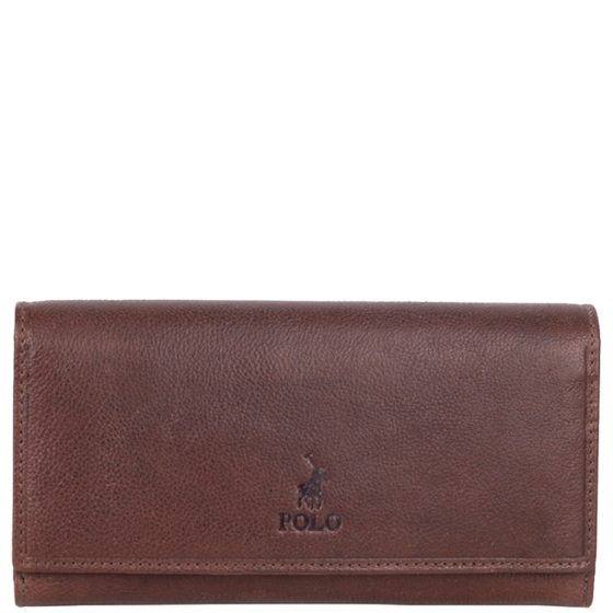 Polo Chobe PO59924 Leather multi card purse brown front