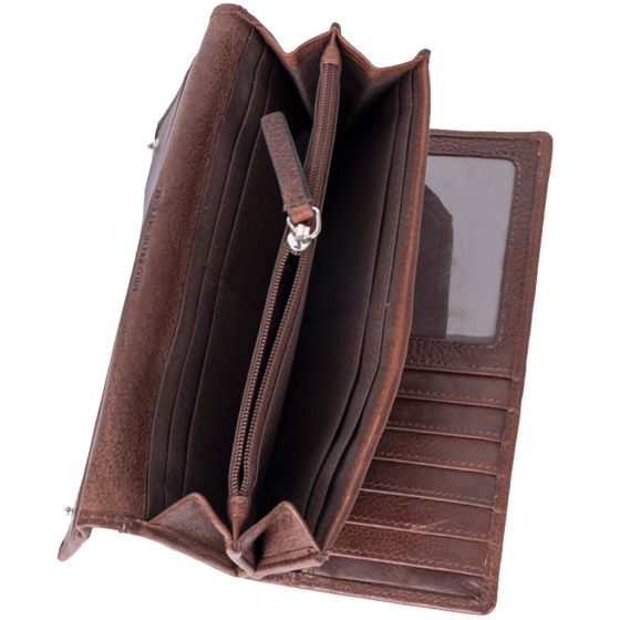 Polo Chobe PO59924 Leather multi card purse brown interior3