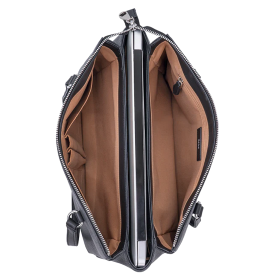 Polo Lyon POS43106 Mule Shopper Black interior