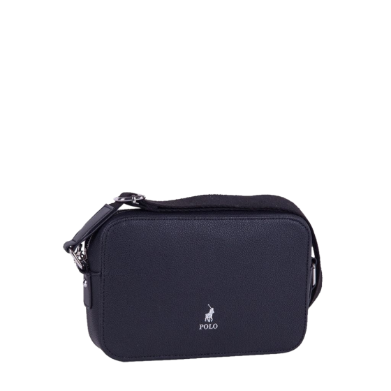 Polo Lyon POS43124 Camera Sling Bag Black front primary