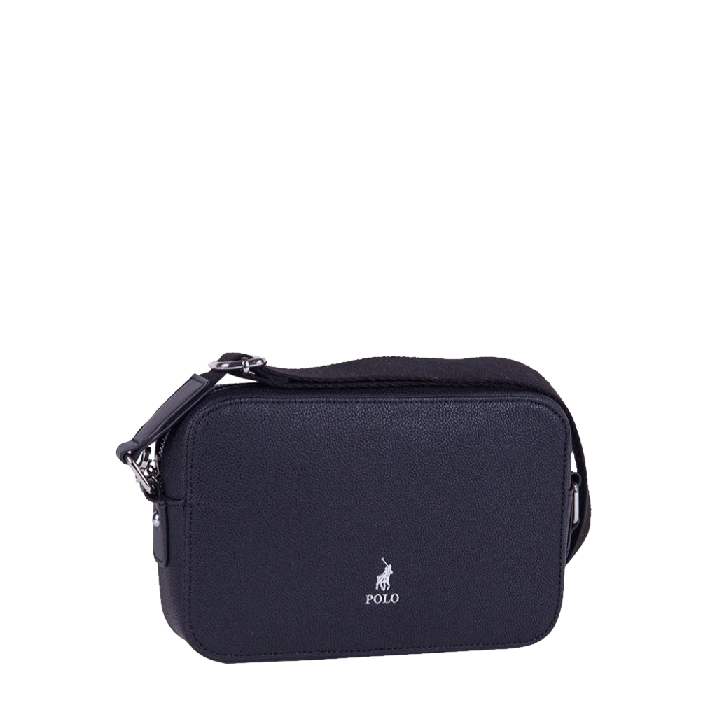 Polo Lyon POS43124 Camera Sling Bag Black front primary