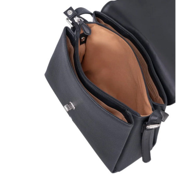 Polo Lyon POS43127 Flapover Bag Black interior2