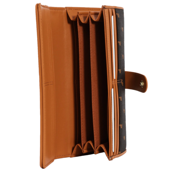 Polo New Iconic POS43235 Clutch Purse brown interior2