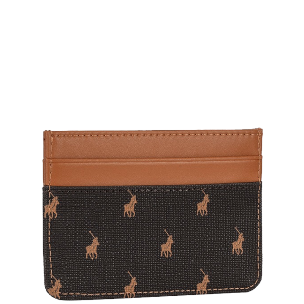 Polo New Iconic POS43236 Small Card Holder brown front3qrtr