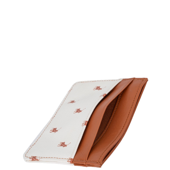 Polo New Iconic POS43236 Small Card Holder white rear interior