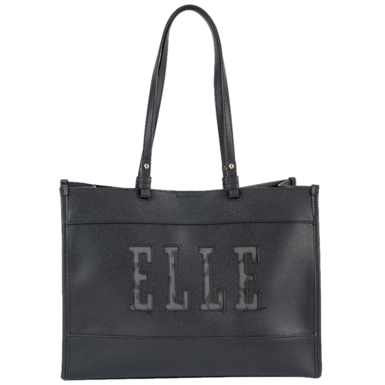 ELLE Cut Out EL10610 Tote Black front