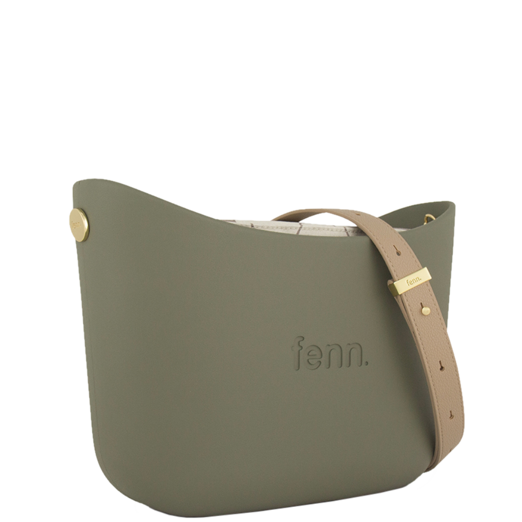 Fenn Messenger 024 007 Olive beige handle hex inner front3qrtr