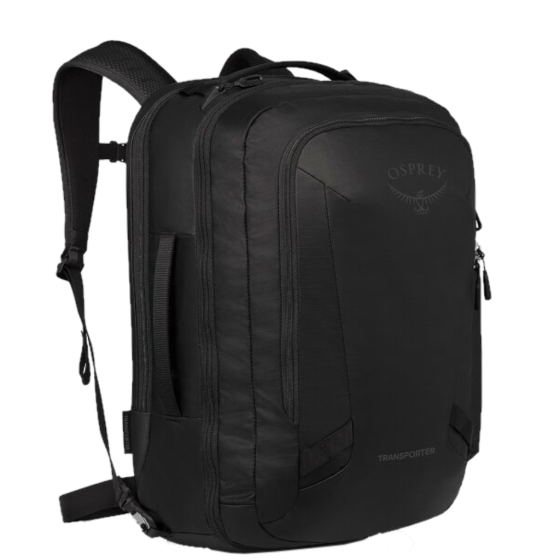 Osprey Transporter AI10006377 Travel Pack 36L black front3qrtr