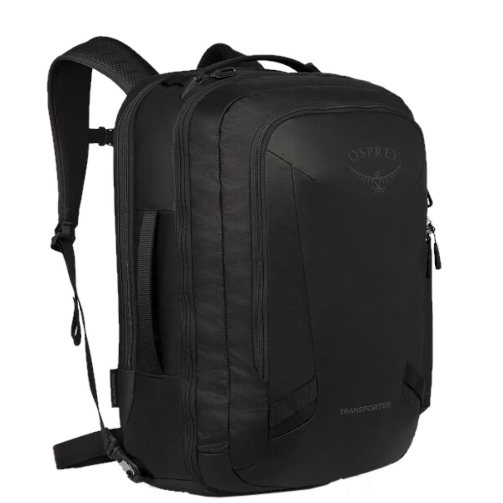Osprey Transporter AI10006377 Travel Pack 36L black front3qrtr