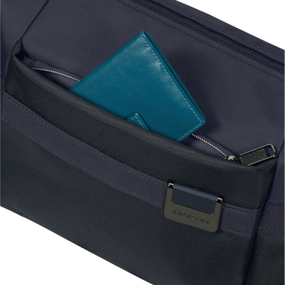 Samsonite Airea KE0 Toilet Kit blue front pocket