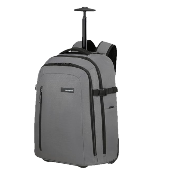 Samsonite Roader KJ2 Laptop Trolley grey front3qrtr