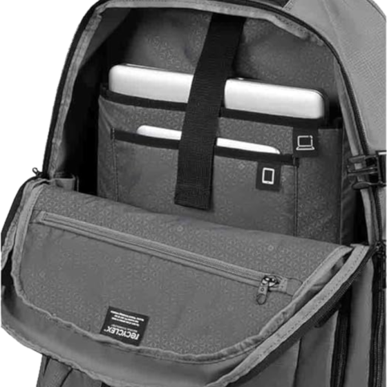 Samsonite Roader KJ2 Laptop Trolley grey interior