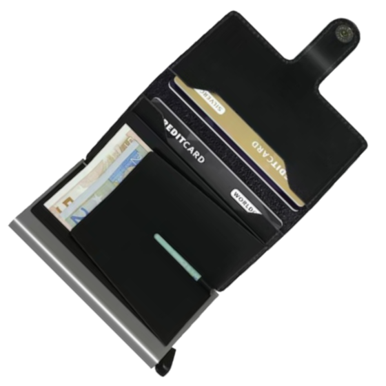 Secrid Miniwallet Basic CCMB Black open2