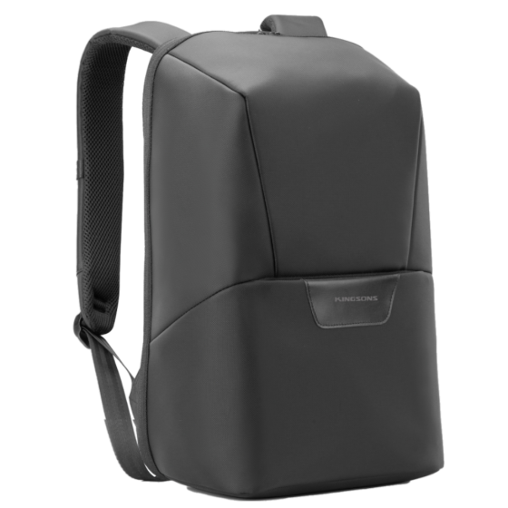 Volkano Vision 9830 15 6 Laptop Backpack black front3qrtr primary