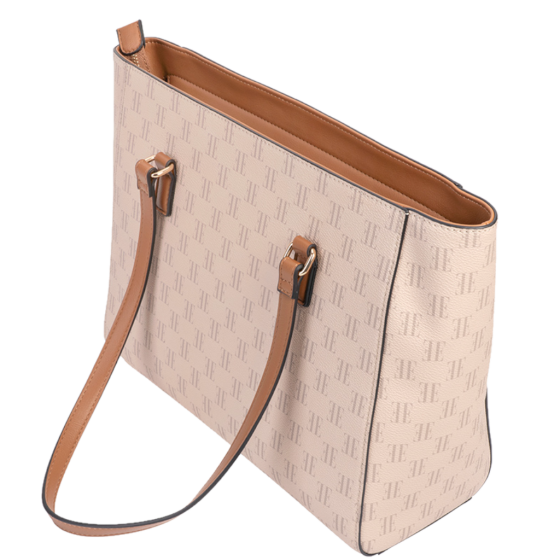 ELLE Monogram EL10110 Tote Handbag multi top3qrtr