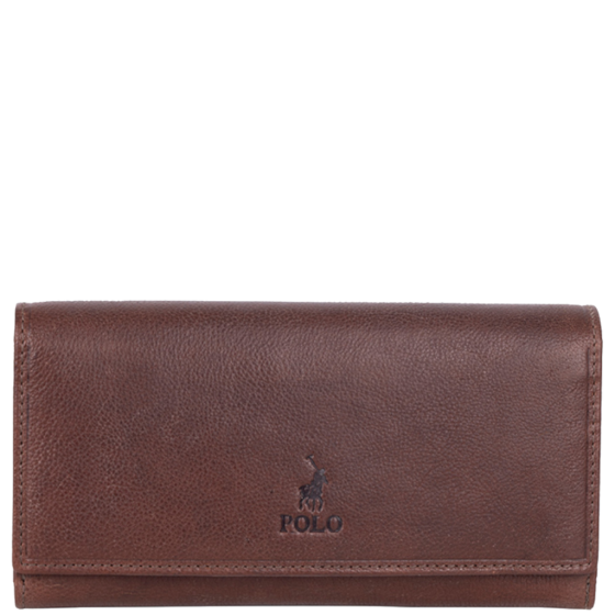 Polo Chobe PO59924 Leather multi card purse brown front