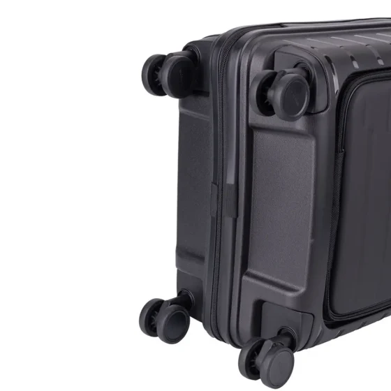 Cellini Business 55cm Easy Access Soft Front Spinner 86652 Black Wheels