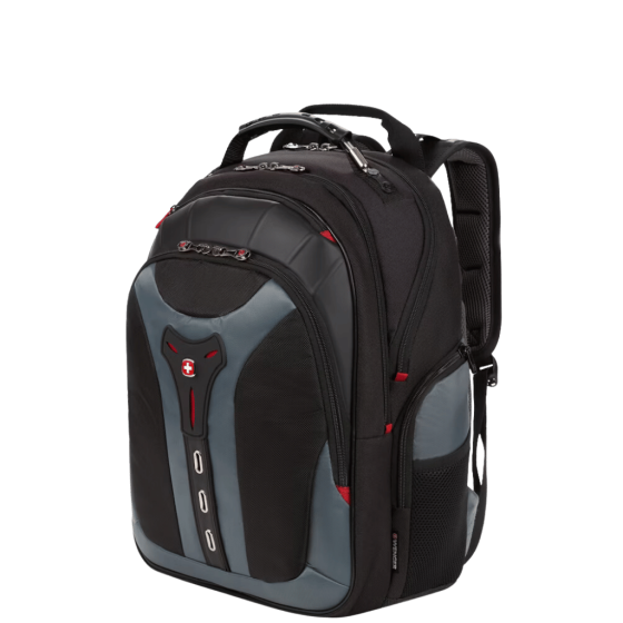 Wenger Pegasus 17 inch laptop backpack black 600639 front3qrtr png