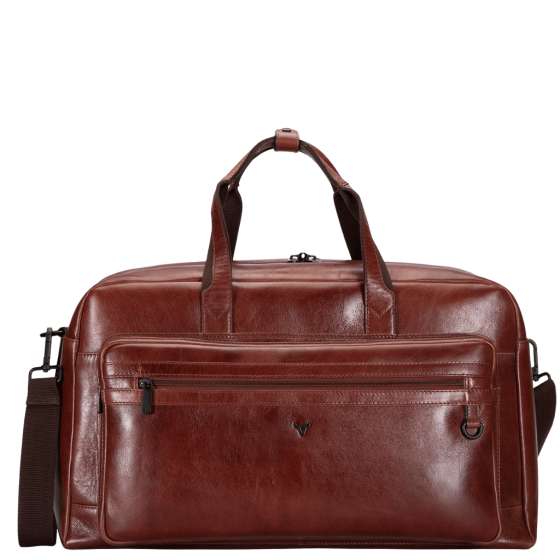 Brando Winchester 3185 Leather Duffle brown front png